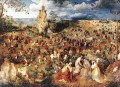 Le Christ portant la Croix flamand Renaissance paysan Pieter Bruegel l’Ancien